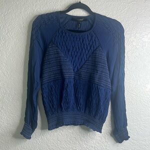 Isabel Marant 100% Silk Peasant Blouse
